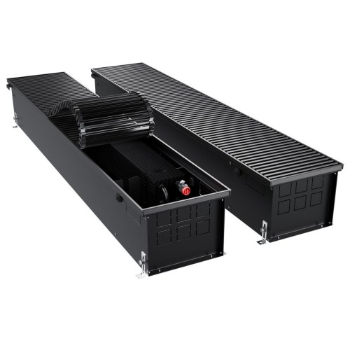 Конвектор внутрипольный Royal Thermo ATRIUM TURBO-190/250/2100-DG-U-BL