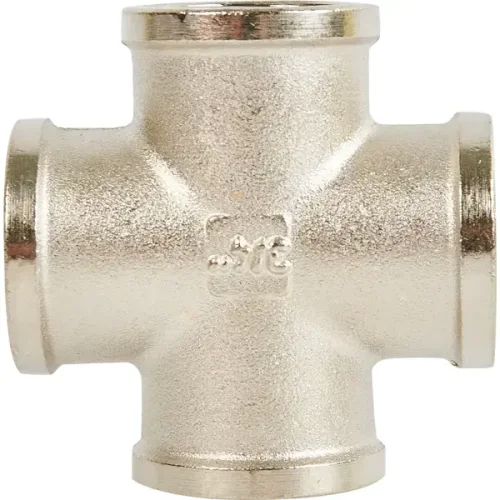 Крестовина Stout 3/4" ВР мм никелированная латунь