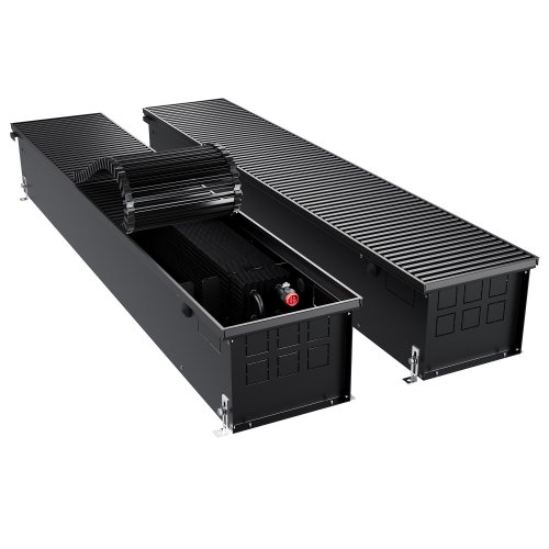 Конвектор внутрипольный Royal Thermo ATRIUM TURBO-190/250/1200-DG-U-BL