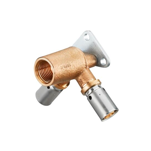 Пресс-угольник Oventrop Cofit P 16 х 16 мм х R 1/2" с креплением угловой