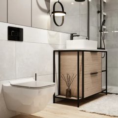 Глазурованный керамогранит Cersanit Balance 44.8x89.8x0.8 см 1.206 м² матовый цвет светло-серый