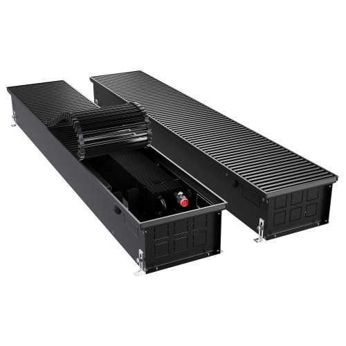 Конвектор внутрипольный Royal Thermo ATRIUM TURBO-150/250/1500-DG-U-BL