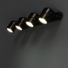 Спот поворотный Arte Lamp Mizar 4 лампы GU10 8 м² цвет черный