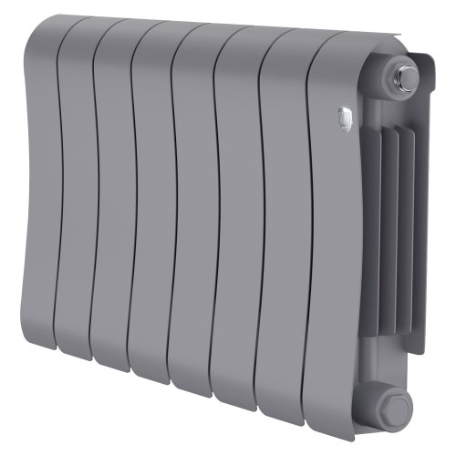 Радиатор биметаллический Royal Thermo Infinity 300 Silver Satin - 8 секц.