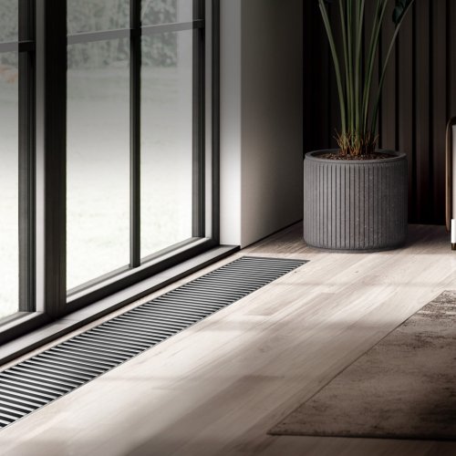 Конвектор внутрипольный Royal Thermo ATRIUM TURBO-90/250/2600-DG-U-NA