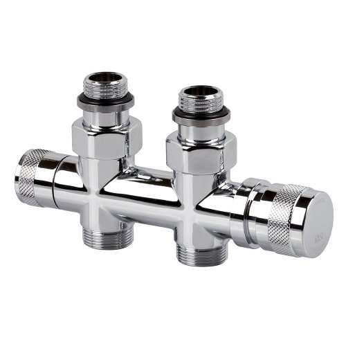 Узел нижнего подключения SR Rubinetterie прямой 1/2"х3/4"Е Хром