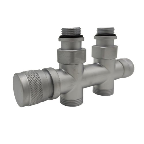 Узел нижнего подключения SR Rubinetterie прямой 1/2"х3/4"Е Хром матовый