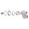 Адаптер моноблочный Royal Thermo 60/100 для перехода на двухтрубную систему 80/80 (универсальный)