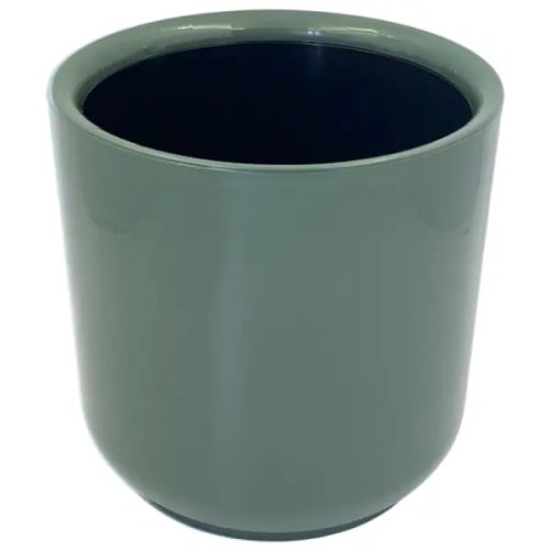 Кашпо Evergreen Design Дельта 25x25x25 см v9.8 л пластик нефрит