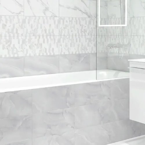 Плитка настенная KREAFORTA Mersey Onyx 20x40 см 1.2 м² матовый цвет серый