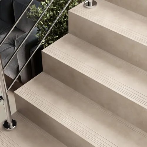 Ступенька с прямыми краями Urban Home 40 120x30 см керамогранит цвет бежевый 4 шт.