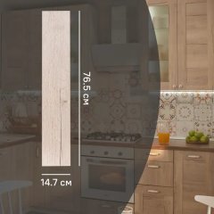 Фасад для кухонного шкафа Касли 14.7x76.5 см Delinia ID ЛДСП цвет касли