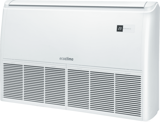 Напольно-потолочный кондиционер Ecoclima ECLCF-H18/4R1C + ECL-H18/4R1C(U), белый