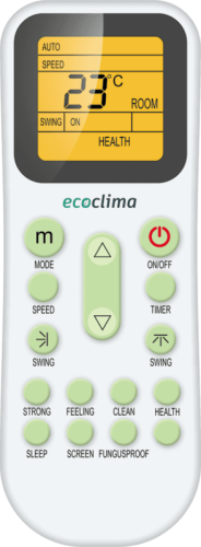Напольно-потолочный кондиционер Ecoclima ECLCF-H18/4R1C + ECL-H18/4R1C(U), белый