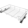 Корзина с выдвижным механизмом Jet 76x41x13 см цвет хром