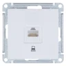 Розетка компьютерная встраиваемая Systeme Electric W59 RJ45 UTP cat 5e цвет белый RSI-152K5E-1-86