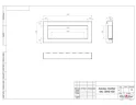 Биокамин SteelHeat WALL GRAND 1500 белый