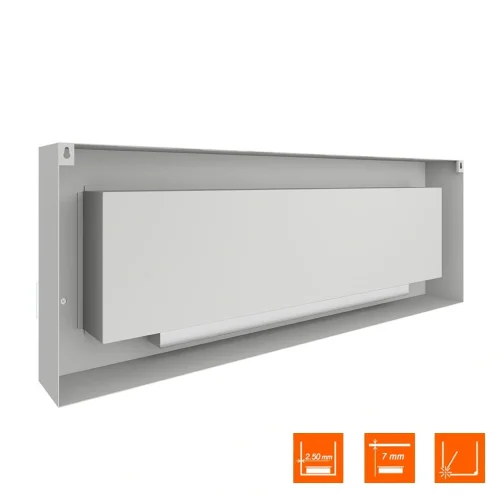 Биокамин SteelHeat WALL GRAND 1800 белый