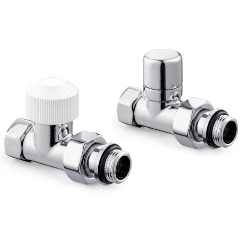 Набор термостатический для радиатора прямой Royal Thermo Design 1/2М30х1,5 (Хром)