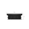 Конвектор внутрипольный Royal Thermo ATRIUM-75/200/2200-DG-U-DB