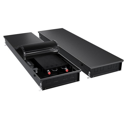 Конвектор внутрипольный Royal Thermo ATRIUM TURBO-110/400/2000-DG-U-BL