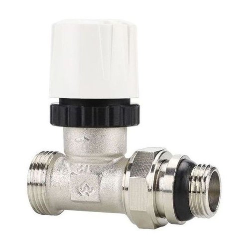 Клапан радиаторный VARMEGA 1/2 x 3/4EK термостатический прямой с самоуплотняющимся полусгоном VM10