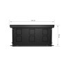 Конвектор внутрипольный Royal Thermo ATRIUM TURBO-150/300/1800-DG-U-AU