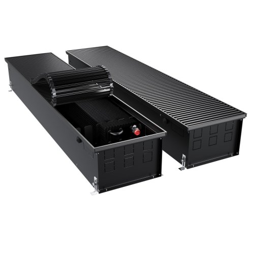 Конвектор внутрипольный Royal Thermo ATRIUM TURBO-190/300/800-DG-U-BL