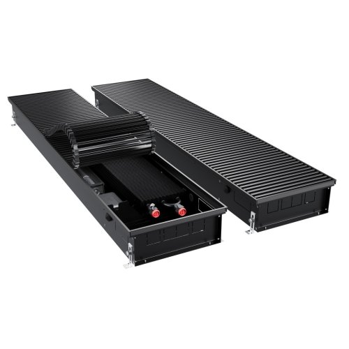 Конвектор внутрипольный Royal Thermo ATRIUM TURBO-110/300/2500-DG-U-BL