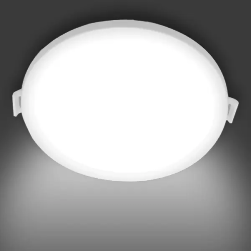 Светильник точечный LED встраиваемый Apeyron 06-18 отверстие 85мм 8 м² нейтральный белый свет цвет белый