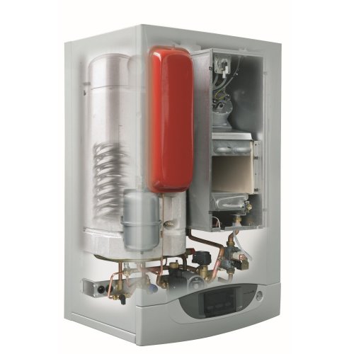 Котел газовый BAXI NUVOLA3 COMFORT 320 Fi настенный, 2 конт., закр.кам.сгор. п/у, встроен.бойлер