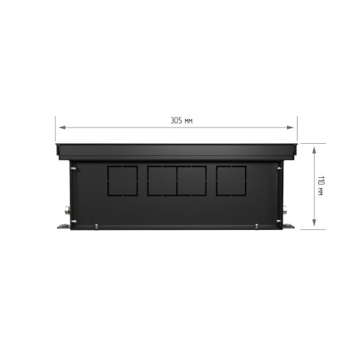 Конвектор внутрипольный Royal Thermo ATRIUM TURBO-110/300/2600-DG-U-NA