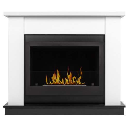 Каминокомплект:Биокамин Firelight BFP/P-3020+Портал Canto Long белый, черный
