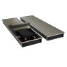 Конвектор внутрипольный Royal Thermo ATRIUM TURBO-90/400/1100-DG-U-LB