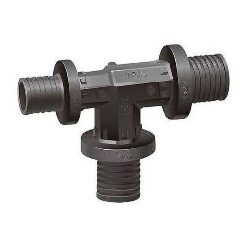 Тройник VARMEGA Slide-fit переходной, 25×20×16, аксиальный, PPSU, VM50512