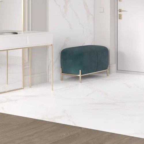 Глазурованный керамогранит Laparet Statuario Crema 60x60 см 1.44 м² матовый цвет белый