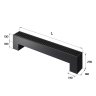 Конвектор напольный Royal Thermo STEP-130/180/1100-2-N-BL-LG-BL
