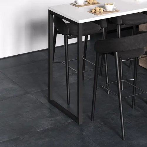 Глазурованный керамогранит Ceradim Cement Strength Graphite 80x80 см 1.92 м² матовый цвет графитовый