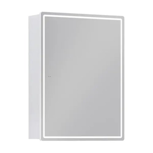 Шкаф зеркальный подвесной Vigo Look с подсветкой 60x80 см цвет белый