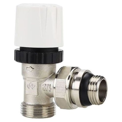 Клапан радиаторный VARMEGA 1/2 x 3/4 EK термостатический угловой с самоуплотняющимся полусгоном VM