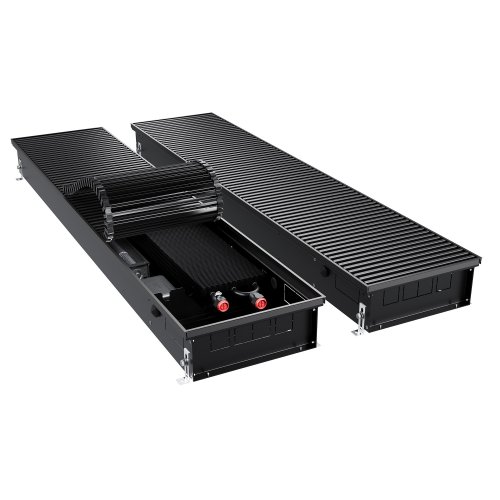 Конвектор внутрипольный Royal Thermo ATRIUM TURBO-110/300/1600-DG-U-BL