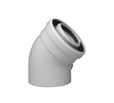 VIVAT Отвод конденсационный 45° d 60/100 мм