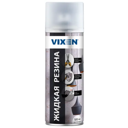 Аэрозоль Vixen «Жидкая резина» 520 мл цвет прозрачный матовый