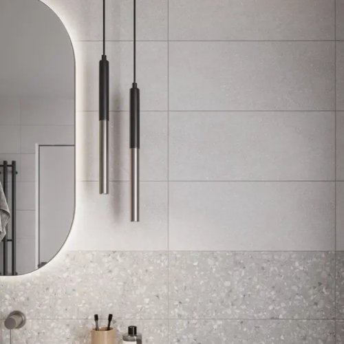 Настенная плитка Gracia Ceramica Браво 01 25x60 см 1.2 м² цвет серый