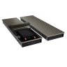 Конвектор внутрипольный Royal Thermo ATRIUM TURBO-90/400/2900-DG-U-DB