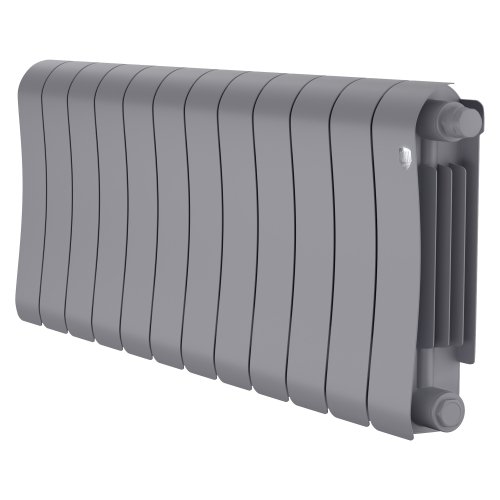 Радиатор биметаллический Royal Thermo Infinity 300 Silver Satin VR80 - 12 секц.