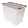 Ящик Астело Martika 60x48x40.4 см пластик с крышкой на колесах цвет прозрачный