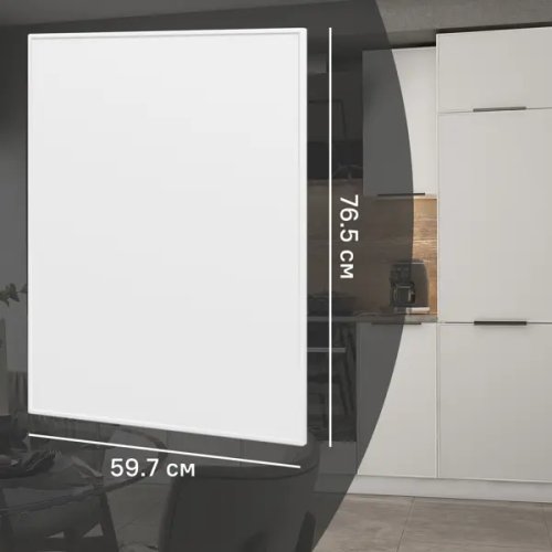 Фасад кухонного шкафа Инта 59.7x76.5 см KONSENSA МДФ цвет белый