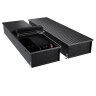 Конвектор внутрипольный Royal Thermo ATRIUM TURBO-190/400/2700-DG-U-BL