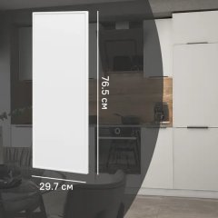 Фасад кухонного шкафа Инта 29.7x76.5 см KONSENSA МДФ цвет белый